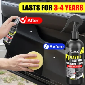 Sb9aeb79c107d4bb28f31c79755d768e5C.webp Car Plastic Restorer Coating Agent Auto Plastic Rubber Exterior Repair Clean Refresh Restoration Agent Black Shine Seal Brighten