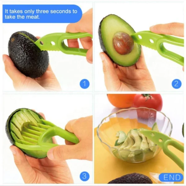 Sbaa70b55daff4ba69f51472135c504e7S.webp 3 In 1 Multi-Function Avocado Peeler Pulp Separator Plastic Orange Kiwi Fruit Peeler Knife Cutter Household Kitchen Accessories