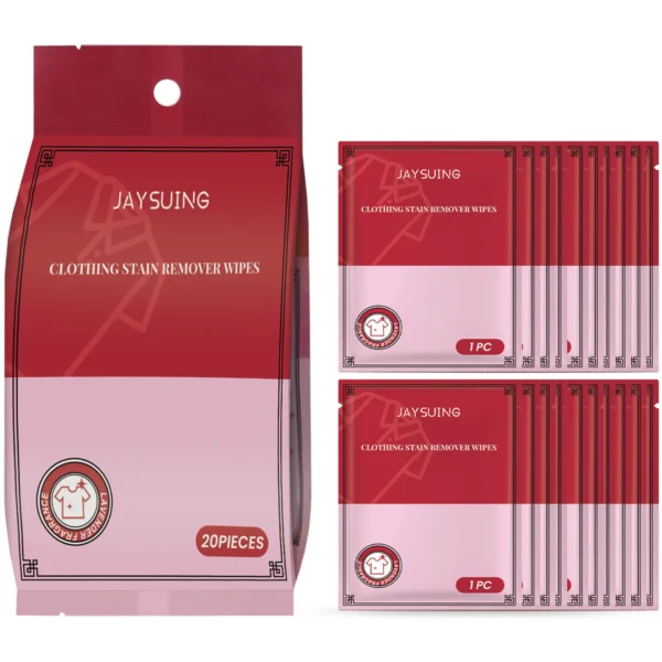 Sbead9899a34b4ff2933dd54a676553b6B.webp 20/40/100/200pcs Clothing Wipes Jacket Shirt Blouse Color Protection Stain Removal Wet Wipes Multifunction Clothes Cleaner