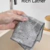20/5pcs Reusable Wire Dishwashing Rags - Non-Scratch Multi purpose Cleaning Pads for Wet and Dry Dishcloths for Washing Dishes