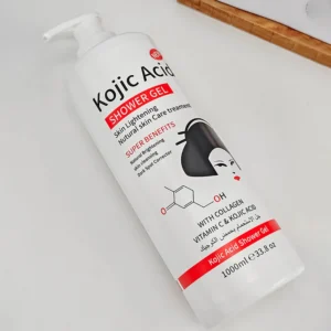 Sc1ae7cc3499f49409be6f87dfa42aaf7Q.webp 1000ml Kojic Acid Shower Gel Deep Cleansing Brighten Skin Body Wash Skin Whitening Exfoliator Body Care Moisturizing Skincare