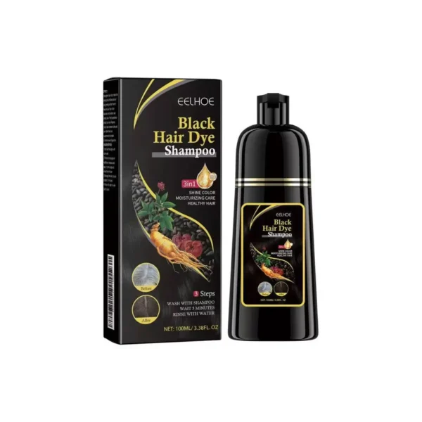 Sc377044f63c143a1ba00c880969cc3372.webp Nova Hair Dyeing 3-in-1 Hair Care Shampoo Natural Fast White Hair Dyed Black Hair Dye Lasting Convenience Men Women Hair Care