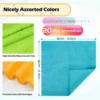 1/3/5/10Pcs Microfiber Cleaning Cloth Set Multi-color Soft Quick-drying Absorbent for Kitchen Bathroom Hotel Home Cleaning
