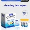 Sc79ad91112f1483ea8f74f4f468f9541e.webp 100pcs Eyeglasses Polishing Cleaner Lens Wipes Microfiber Glasses Cleaning Cloth Disposable Wet Tissue Wipes German Standards