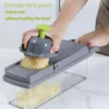 Scdddd1d25d9f4c219b24af296e389b52T.webp Vegetable Cutter Multifunctional Slicer Fruit Potato Peeler Carrot Grater Kitchen accessories basket vegetable slicer