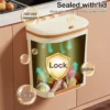 8.5/12L Kitchen Wastebasket Wall Mounted Trash Can With Lid Bathroom Trash Bin Garbage Can for Cabinet Under Sink Recycling Bin