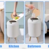 Sd12c5eba739348c1a3f4a625514e3a24d.webp Automatic Trash Can with Lid, Small Plastic Smart Trash Can, Motion Sensor Trash Can for Bedroom, Bathroom, Kitchen, Office