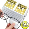 Sd19f350a6b8b46c2ae9cde878fe52b26D.webp 10/500pcs Anti Fog Cleaning Wet Wipes Disposable Glasses Phone Lens Screen Wipes Non Scratch Optical Cloth Individually Wrapped