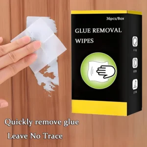 Sd440a06cb13448e682f091e21590b171U.webp Disposable adhesive removal wipes - portable residue free cleaner suitable for kitchen, bathroom, living room, and car surfaces