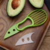 Sd4f06e287c0e42c7a91d92dd43af9b49I.webp 3 In 1 Multi-Function Avocado Peeler Pulp Separator Plastic Orange Kiwi Fruit Peeler Knife Cutter Household Kitchen Accessories