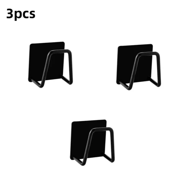 Sd63769246ae548a4bc9720c70e3ba9c5V.webp Kitchen Stainless Steel Sink Sponges Holder Self Adhesive Drain Drying Rack Kitchen Wall Hooks Accessories Storage Organizer