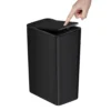 Sd75fa4f3904c4dbe8248b5ee1081d05cF.webp Bathroom Trash Can-10L Small Garbage Can with Press Top Lid for Toilet,Bedroom,Living Room – Plastic Wastebasket with Pop-up Lid
