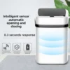 13L Smart Sensor Trash Can Fully Automatic Waterproof for Kitchen Living Room Household Bathroom Toilet Garbage Bin