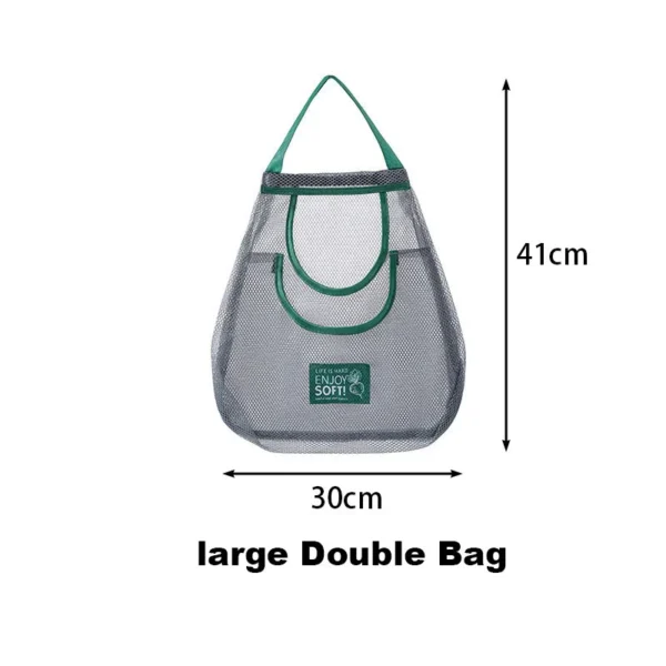 Sd8d3ae2d91464ee4b41015d1cbf23f7dL.webp Reusable Storage Bags Kitchen Hanging Mesh Bag Home Fruit And Vegetable Storage Net Bag For Ginger Garlic Potatoes Onions