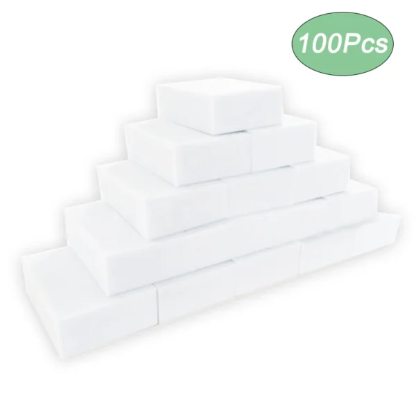10/20/50/100Pcs Melamine Sponge Magic Sponge Eraser Eraser Cleaner Cleaning Sponges for Kitchen Bathroom Cleaning Tools 10*6*2cm