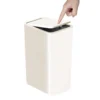 Sdf148b8c4e624c89984d7a67837ffb135.webp Bathroom Trash Can-10L Small Garbage Can with Press Top Lid for Toilet,Bedroom,Living Room – Plastic Wastebasket with Pop-up Lid