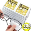 Se4b65c96d2e140e390420a88ede664c8W.webp 10/500pcs Anti Fog Cleaning Wet Wipes Disposable Glasses Phone Lens Screen Wipes Non Scratch Optical Cloth Individually Wrapped