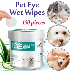Se8256735c14a45dea62f55d1fe135130V.webp 130Pcs/set Pet Eye Wipes Dog and Cat Cleaning Wipes Pet Eye Wipes Grooming Tear Stain Remover Gentle Non-foaming Wipes Towels
