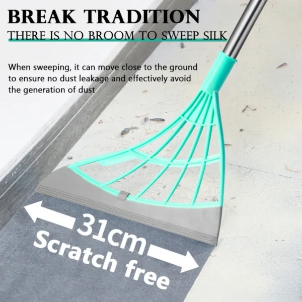 Silicone Scraper Broom Magic Wiper High Place Glass Wiper Floor Mop Household Splicing Cleaning Broom Bathroom Sweeping Water