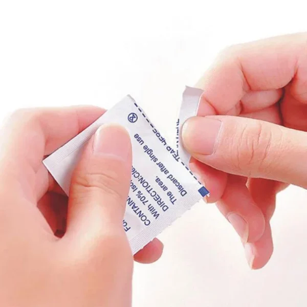 Se9eb068b7c4a42caadb355fc96eb3e52v.webp 10/100Pcs Disposable Alcohol Cotton Pads Disinfectant Wipe Alcohol Tablets Home Outdoor Cleaning Care Tools 75% Alcohol Wet Wipe