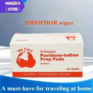 Sf01105abc77e4ec38c9f0ee6eb59d6484.webp Iodine disinfectant wet wipes, first aid supplies or for cleaning and disinfecting wounds and abrasions when traveling