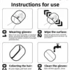 Pet Hair Removal Kit: Sticky Roller, Static Brush & Grooming Gloves - For Cat Dog Fur on Furniture Car Clothing