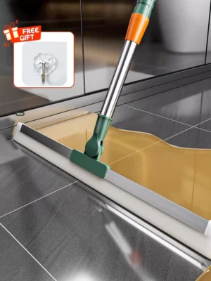Sf586ebfcfc6544e39c3390cf08c7f44dj.webp Silicone Scraper Broom Magic Wiper Floor Toilet Bathroom Squeegee Scrubber High Place Glass Wiper Household Cleaning Tools