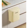 12/16L Press Type Wall Mounted Trash Can For Bathroom Toilet Garbage Bucket With Lid Kitchen Recycling Bin Hanging Wastebasket