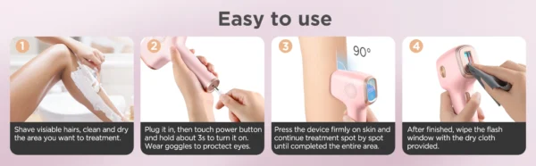 Sf75276f5bc884a6fa6704ded821fa6c9w.webp INNZA Hair Removal with Ice Cooling Care Function for Women Permanent,999,999 Flashes Painless IPL Hair Remover Device