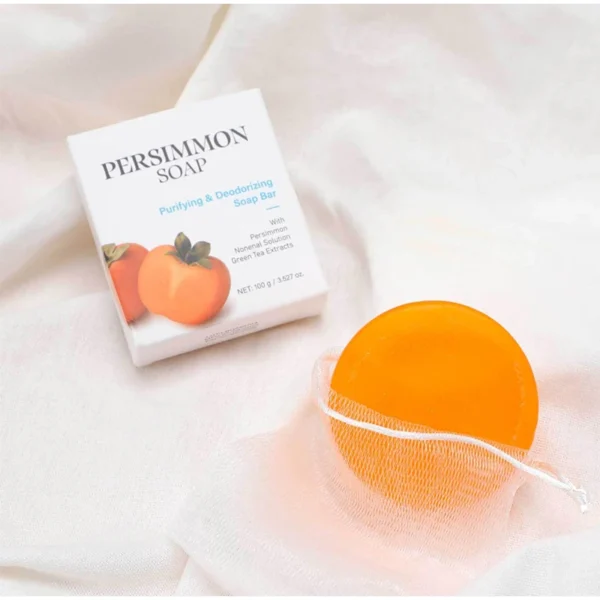 Japanese Persimmon Soap Brand Natural Gentle Cleansing Body Deodorant Soap Suitable For All Skin Types Moisturizing Cleans Soap