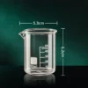 Sfbfca31703684331bf60458608afe661M.webp Glass Measuring Cup High Borosilicate Clear Scale Cup Heat-resisting Laboratory Beaker Kitchen Baking 50/100/150/250/500/1000ml