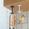 Sfd40d082caa341e9ab1e58708879bb94u.webp Creative Kitchen Organizer Swivel Hooks Hole-Free Multifunctional Rotatable Dual-Use Hooks for Utensils And Pots