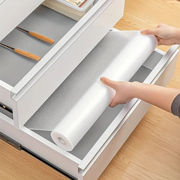 Sfd96838a344149ac9d74ef20a8c79869d.webp 1roll Drawer Pads, Paper, Oil-proof and Moisture-Resistant Wardrobes, Shoe Cabinet Mats, Kitchen Oil-proof and Waterproof Mats