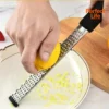 FAIS DU High Quality Stainless Steel Peel Lemon Cheese Vegetable Manual Grater Peeler Sharp Blade Choppable Cheese Kitchens Tool
