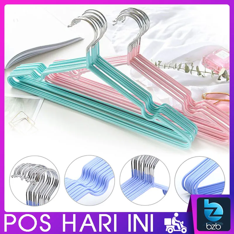 Stainless Steel Clothes Hanger High Quality Non Slip Seamless Dry Wet Kids Adults Children Baby Rack