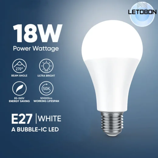 Lampu LED Light Bulb High-quality High Bright Long Life 5W/9W/18W White Light E27 LED Bulbs LED Bulb Lights Home Lamp